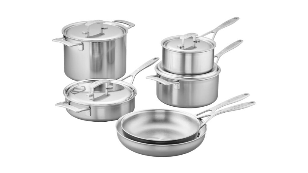 Demeyere Industry 5 Stainless Steel Cookware Set (10 Piece)