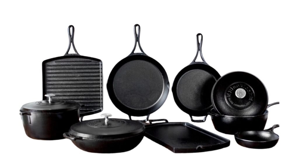 Lodge - Ultimate Blacklock cast iron cookware set