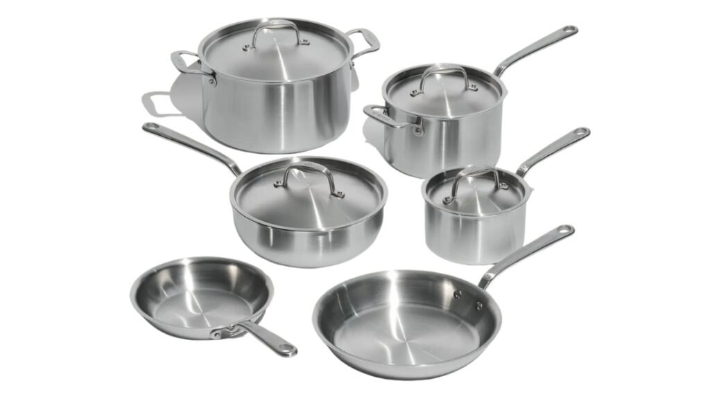 Made In - Stainless Steel Cookware Set (10-Piece)